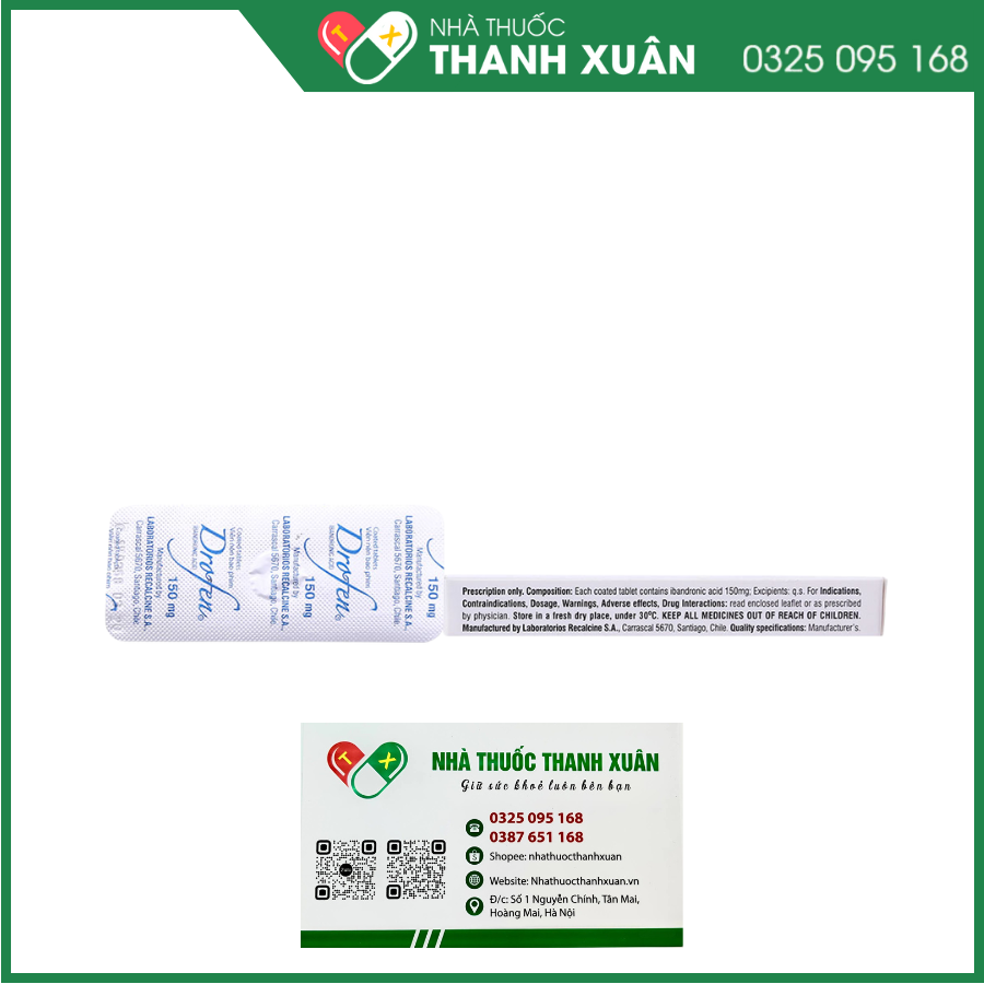 Thuốc Drofen 150mg điều trị loãng xương